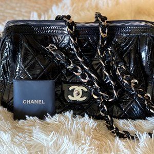 CHANEL LARGE DAY GLO FLAP BAG